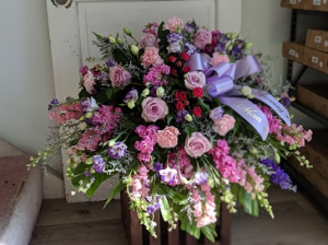 Lavender Tribute Casket Spray Casket Spray