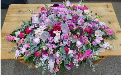 Lavender Tribute Casket Spray FS-12 Casket Spray 