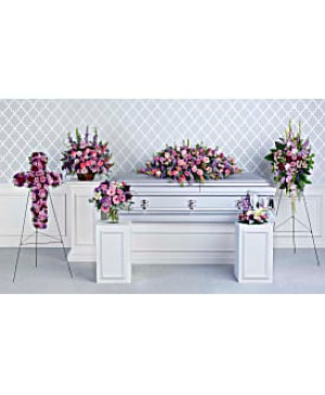 T281-7A Lavender Tribute Collection Sympathy Collection