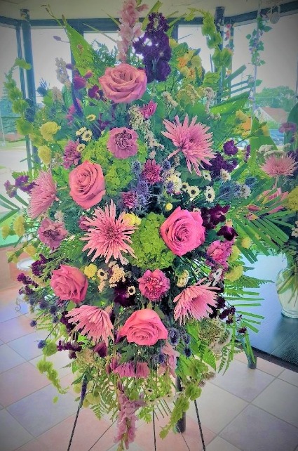 Lavenders and Purples  Standing Spray
