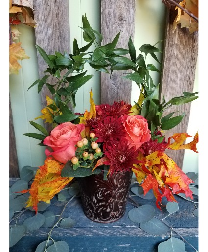 Leaves of Autumn Fresh Arrangement