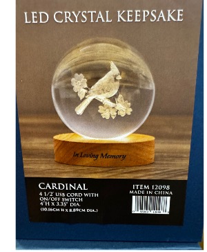 LED Crystal Keepsake  Keepsake 