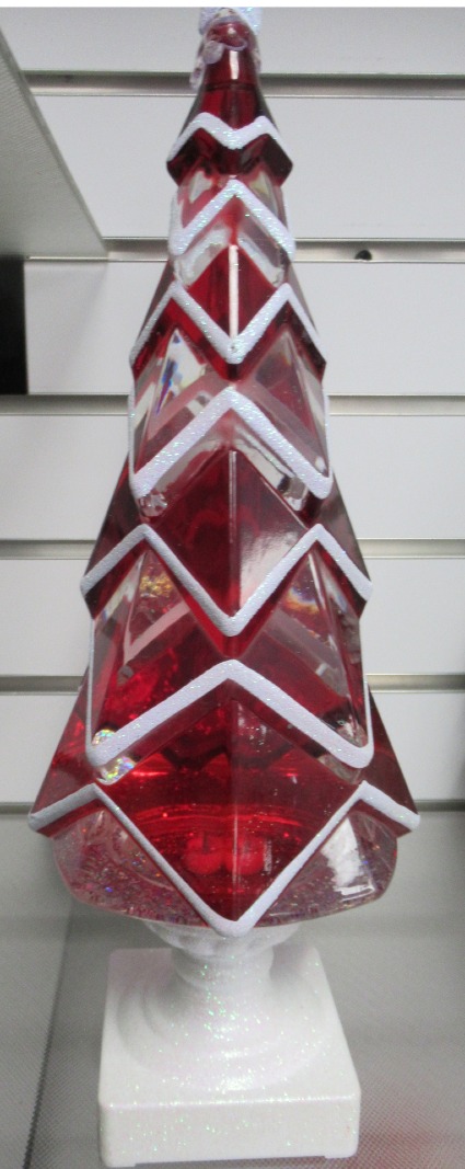 LED Red and White Light up Tree 