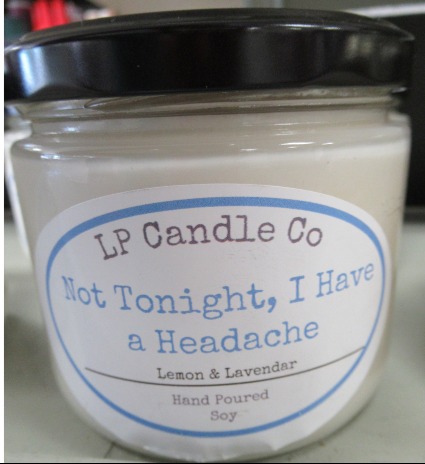 Not Tonight, I Have a Headache Candle