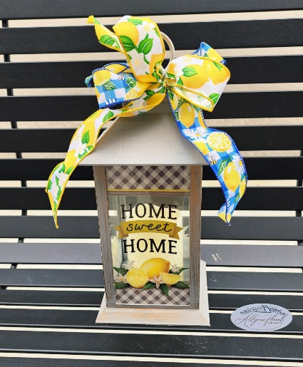 Lemon Welcome Lantern Everyday Home Decor