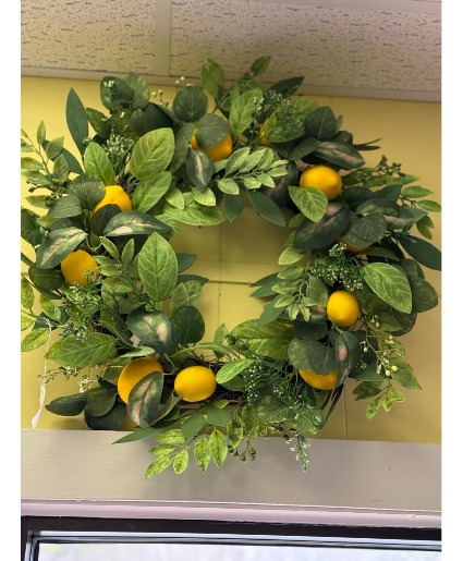 Lemon Wreath Silk Wreath 