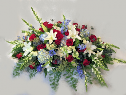 Liberty Casket Blanket/Spray Powell Florist Exclusive
