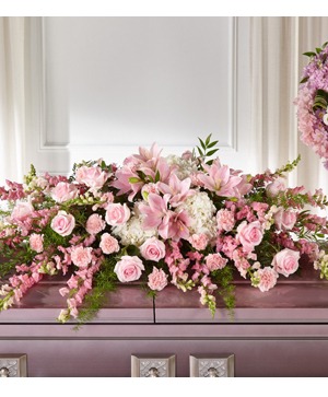  Life & Remembrance Casket Spray 