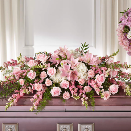 Life & Remembrance  Funeral Casket Spray