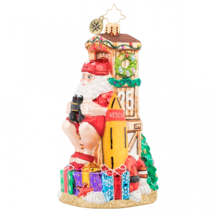 Lifeguard on Duty Christopher Radko Ornament