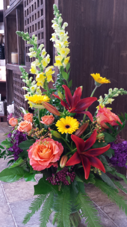 Light My Way Vase Arrangement