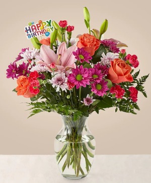  Birthday New Light of my Life Bouquet  Birthday