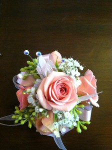 Light Pink Rose Wristlet Corsage