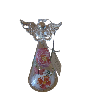 Light Up Glass Angel Charm