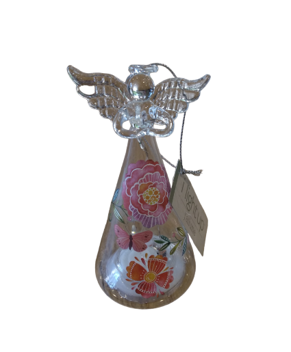 Light Up Glass Angel Charm