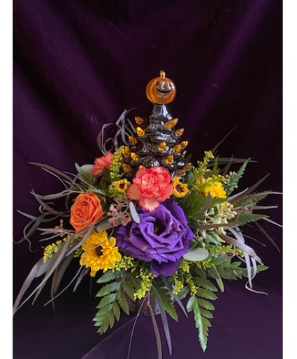 Light up Halloween Tree Arrangement Halloween
