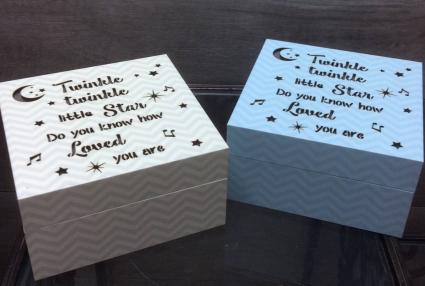 Light up keepsake box Baby gift