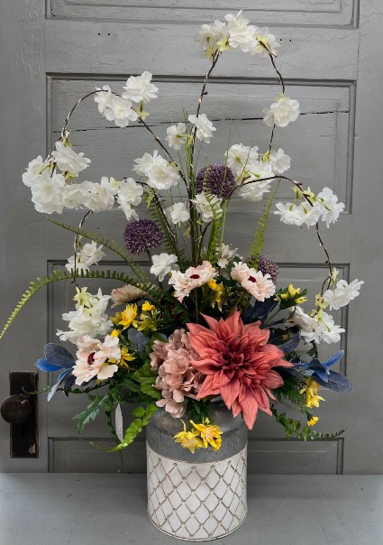 Light Up Springtime  Silk Arrangement 