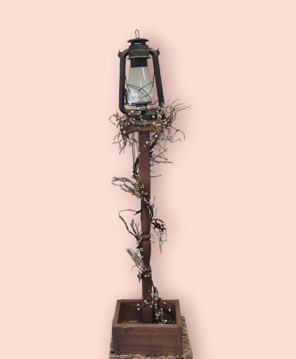 Lighted Lantern Planter Gift