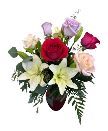Lilies and Roses Special  in Naugatuck, CT | TERRI'S FLOWER SHOP