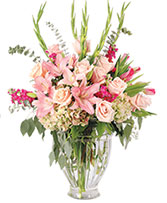 Lilies with Grace Flower Arrangement