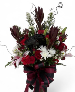 The Shades of Red Mix Vase Arrangement