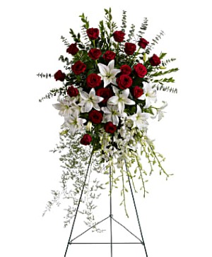 Lily and Rose Tribute Easel