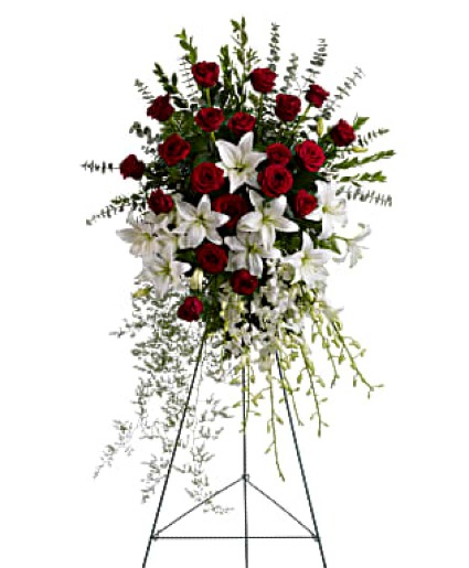 Lily and Rose Tribute Easel