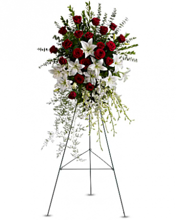 Lily and Rose Tribute Spray 