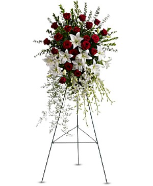Lily and Rose Tribute Spray 