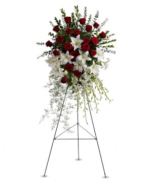 Lily and Rose Tribute Spray 