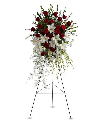 Lily and Rose Tribute Spray 