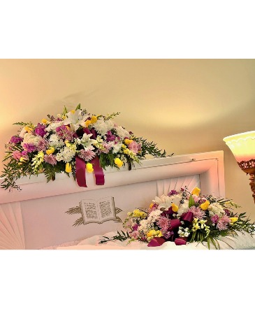 Lily Dale's Custom Casket Sprays Casket Sprays in Chicora, PA | Lily Dale Floral Design Studio