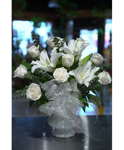 Lily Elegance  Tribute Arrangement