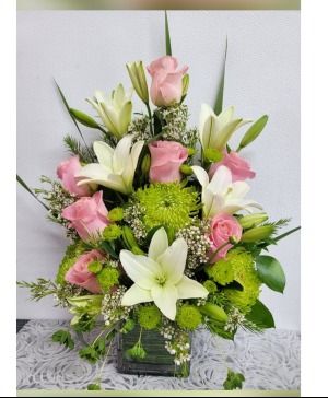 Lily rose arrangement  Any Occasion