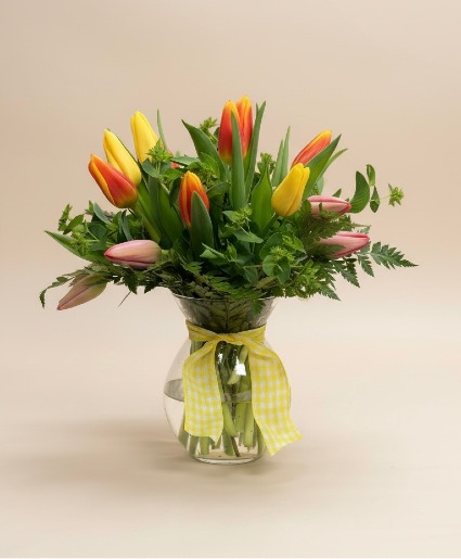 Little display of tulips Arrangement