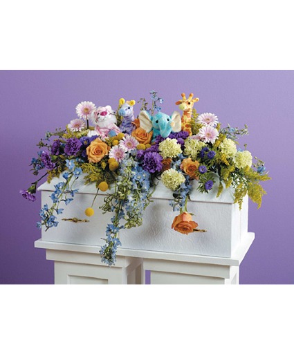 Little One's Garden of Love Casket Spray