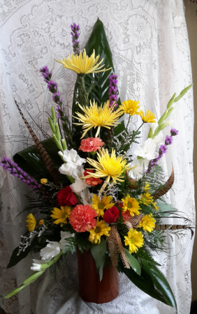 Little Touch of Nature Tall with Feathers 