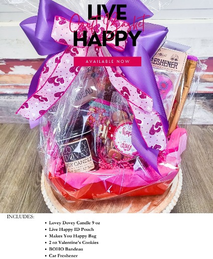 LIVE HAPPY GIFT BASKET