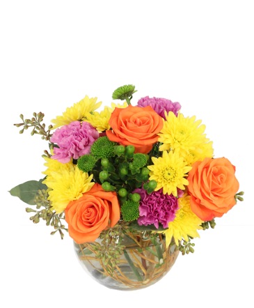 Lively Expression Vase Arrangement in Claremore, OK | DOROTHY'S FLOWERS