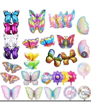  lLarge Butterflies mylar ballons Ballons