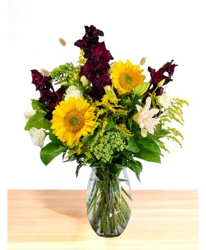 Local and Organic  Vase Arrangement