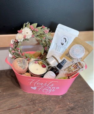 Local basket of magical finds Gift basket 