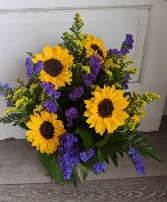 Local Sunflowers Fresh Arrangement