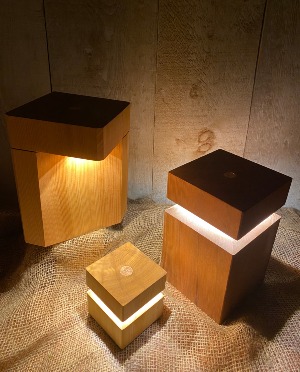 *Locally Made*  Cedar Wood Penny Lights on sale 20% off for Christmas only!