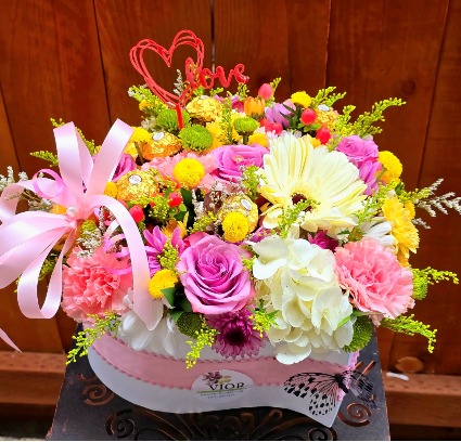 Lolli Lou Floral Heart Box 