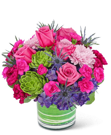 London Luxe with Succulents Flower Arrangement
