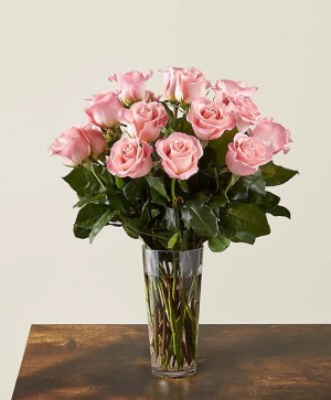 Long Stem Pink Rose  Bouquet