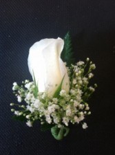 Long Stem Rose Boutonniere