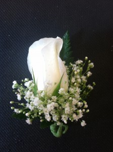 Long Stem Rose Boutonniere